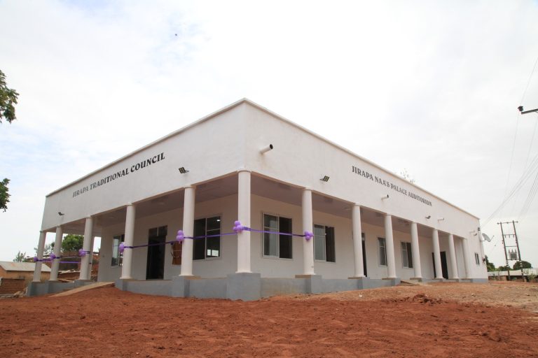 UPPER WEST REGIONAL MINISTER COMMISSIONS ULTRA MODERN AUDITORIUM FOR JIRAPA TRADITIONAL COUNCIL