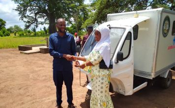 Jirapa MCE hands over tricycle ambulances to two CHPS compounds