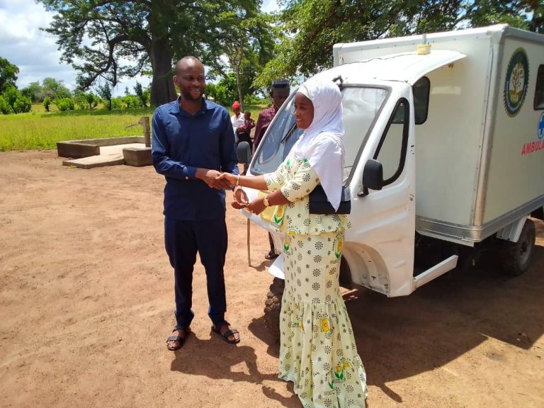 Jirapa MCE hands over tricycle ambulances to two CHPS compounds