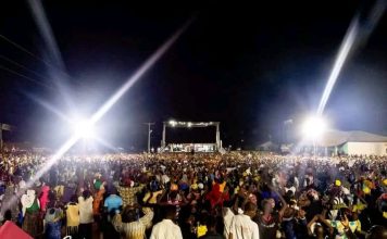 EV. HEWARD-MILLS EVANGELISES OVER 5000 IN TUMU.
