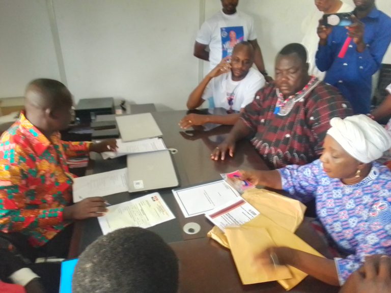 HAJ. AISHA SALIFU FILES TO CONTEST AS NPP PC FOR THE JIRAPA CONSTITUENCY, FILES NOMINATION WITH EC.
