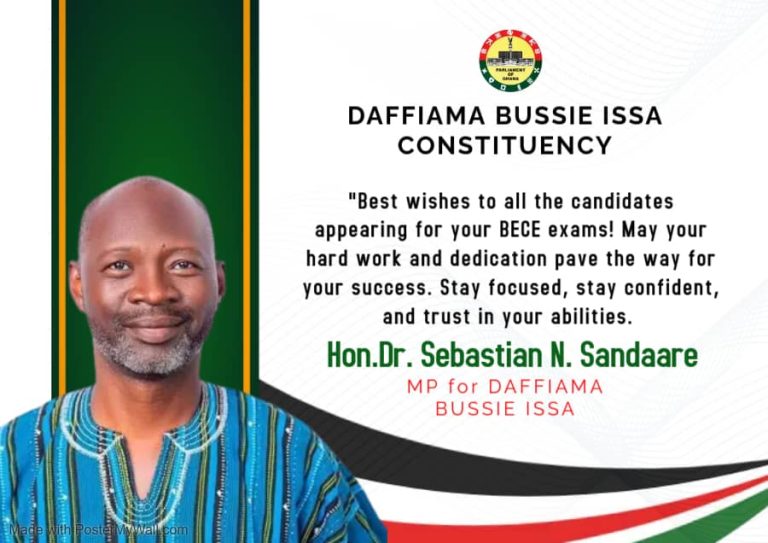 SANDAARE DONATES TO 2025 DBI BECE CANDIDATES