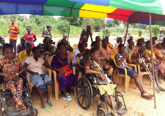 JIRAPA ASSEMBLY SUPPORTS 44 PWDs WITH OVER 100 K CEDIS.