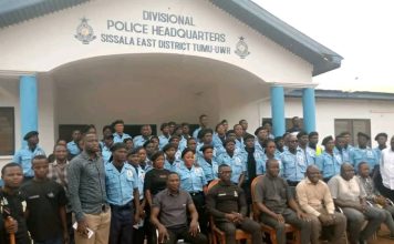 SISSALA EAST DISTRICT SECURITY BEEFED UP BY 59 YEA SECURITY RECRUITS.
