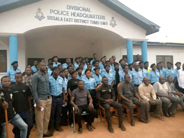 SISSALA EAST DISTRICT SECURITY BEEFED UP BY 59 YEA SECURITY RECRUITS.